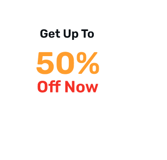 get up to 50% off now